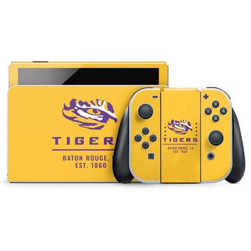LSU Tigers Baton Rouge Yellow Nintendo Skins